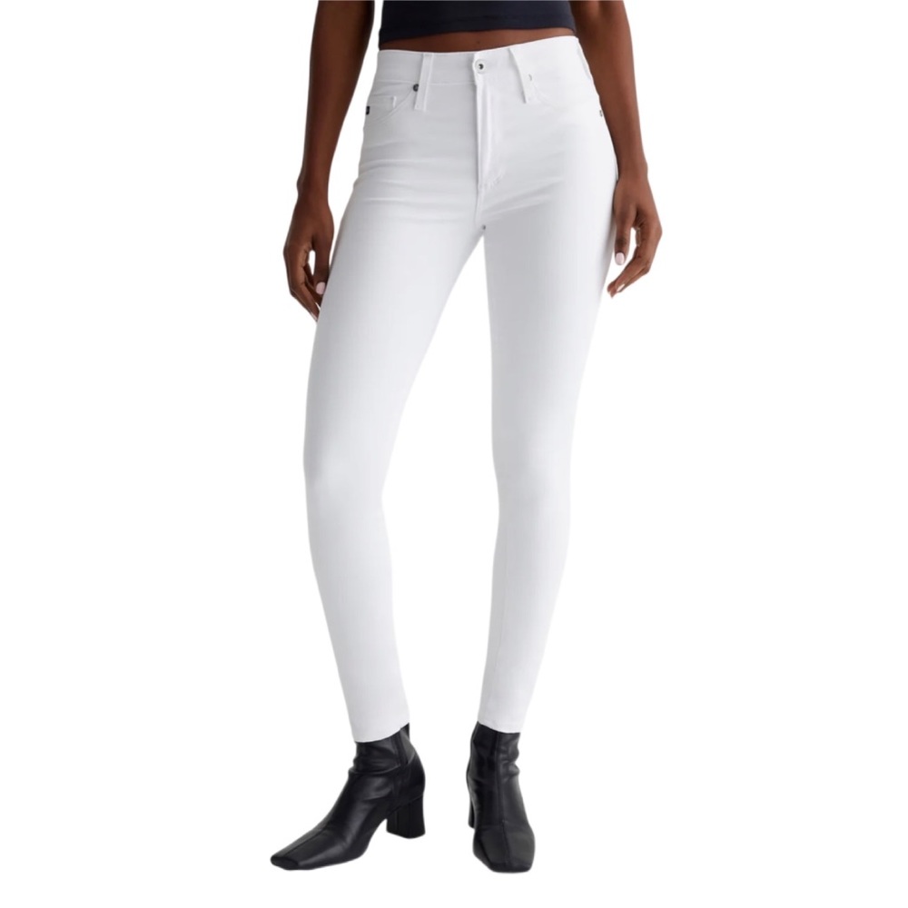AG Adriano Goldschmied Oakley Mara Ankle M/R  Instasculpt Straight Jeans 27 $188
